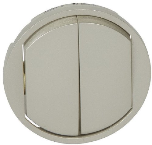 Лицевая панель Legrand Celiane для 2-кл. выключателя титан фото Лицевая панель Legrand Celiane для 2-кл. выключателя титан картинка